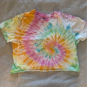 ✨5 for $25✨ Self Tie-Dyed Crop T-Shirt